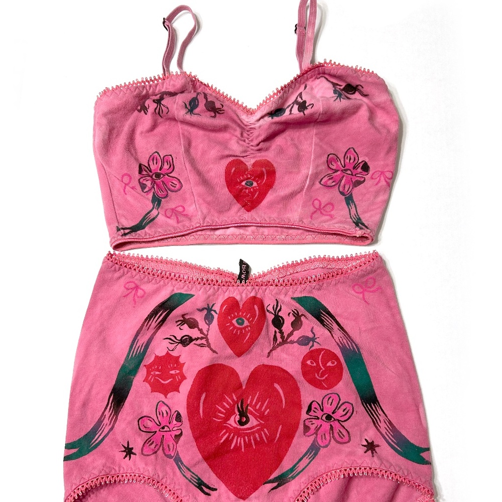 Serpent and Bow Bralette Lovespell Set Size Small and Medium